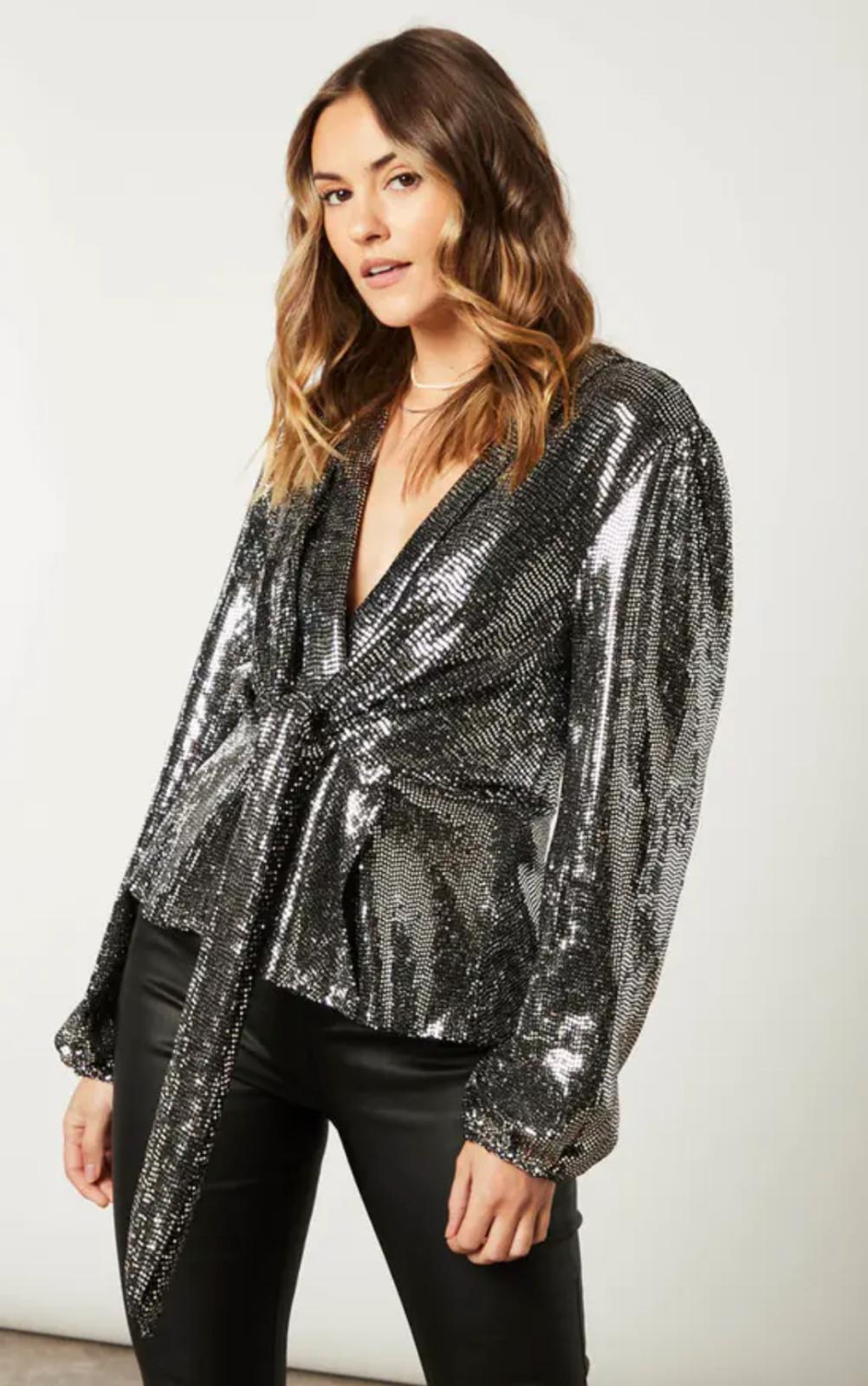 Jessica Sequin Wrap Top