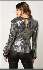 Jessica Sequin Wrap Top