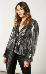 Jessica Sequin Wrap Top